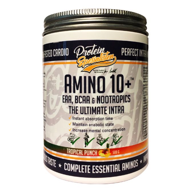 Hovedbilde AMINO 10+ TROPICAL PUNCH 500G
