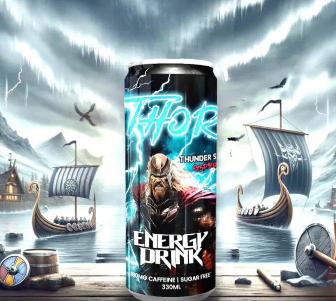 Thor Energy drink Raspberry 330 ml