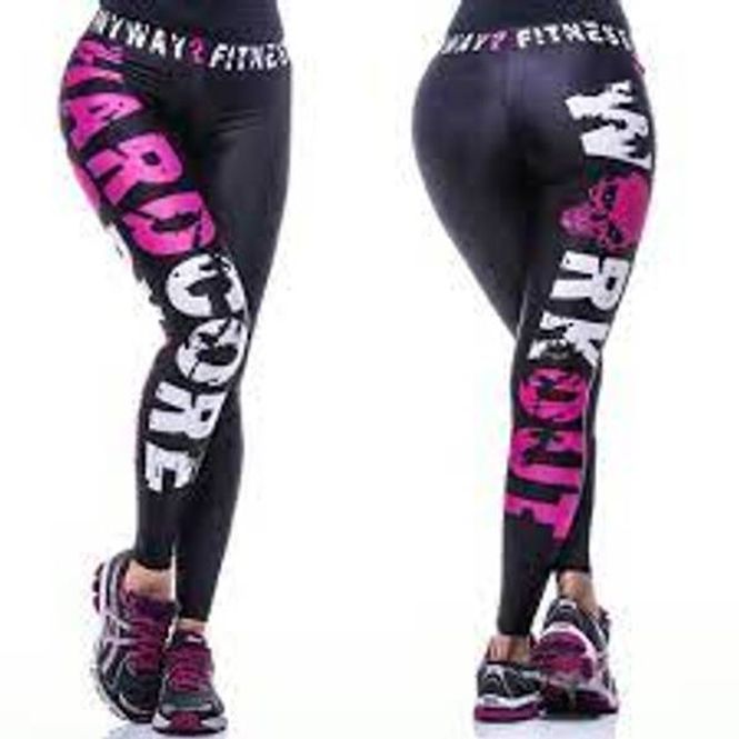 Hovedbilde myway2fitness tights rosaskrift